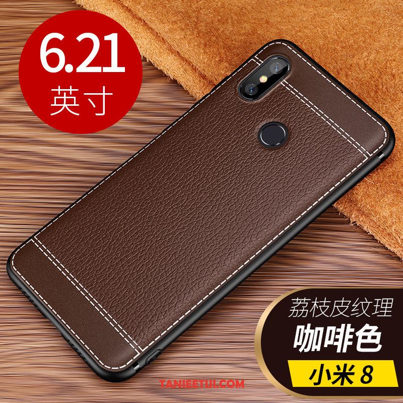 Etui Xiaomi Mi 8 Lekki I Cienki Cienkie Miękki, Futerał Xiaomi Mi 8 Telefon Komórkowy Biznes Mały Beige