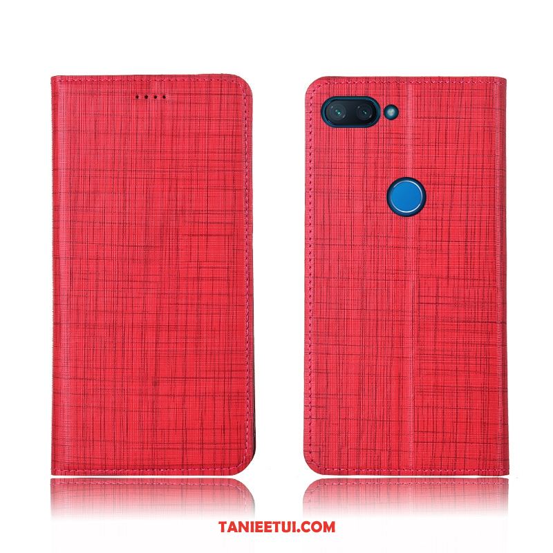 Etui Xiaomi Mi 8 Lite All Inclusive Klapa Prawdziwa Skóra, Futerał Xiaomi Mi 8 Lite Wzór Nowy Młodzież Braun Beige