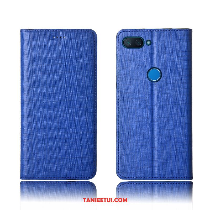 Etui Xiaomi Mi 8 Lite All Inclusive Klapa Prawdziwa Skóra, Futerał Xiaomi Mi 8 Lite Wzór Nowy Młodzież Braun Beige