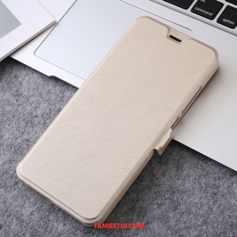 Etui Xiaomi Mi 8 Lite Czarny Młodzież Klapa, Futerał Xiaomi Mi 8 Lite Trudno All Inclusive Ochraniacz Beige