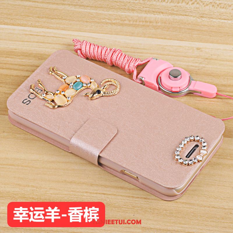 Etui Xiaomi Mi 8 Lite Czerwony Anti-fall Skórzany Futerał, Obudowa Xiaomi Mi 8 Lite Młodzież Telefon Komórkowy Mały Beige