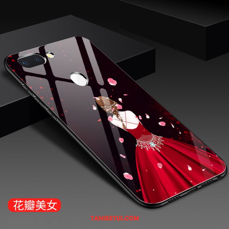 Etui Xiaomi Mi 8 Lite Lustro Telefon Komórkowy Szkło, Pokrowce Xiaomi Mi 8 Lite Czerwony Nowy Silikonowe Beige