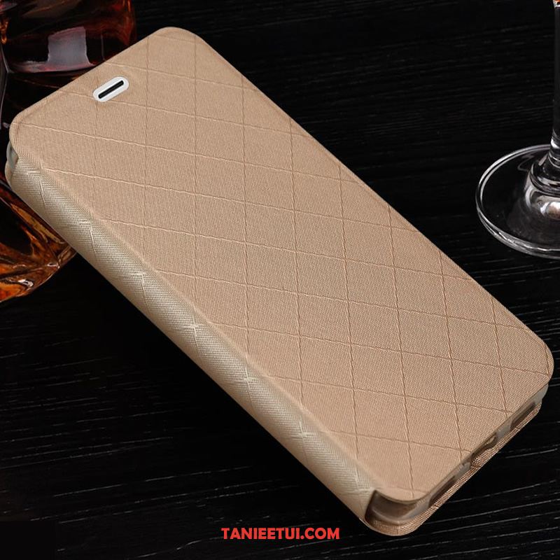 Etui Xiaomi Mi 8 Lite Miękki All Inclusive Telefon Komórkowy, Pokrowce Xiaomi Mi 8 Lite Karta Skórzany Futerał Czerwony Beige