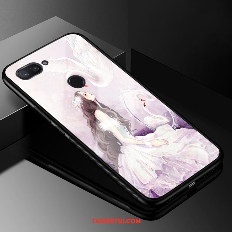 Etui Xiaomi Mi 8 Lite Ochraniacz Kreatywne All Inclusive, Obudowa Xiaomi Mi 8 Lite Mały Telefon Komórkowy Szkło Beige