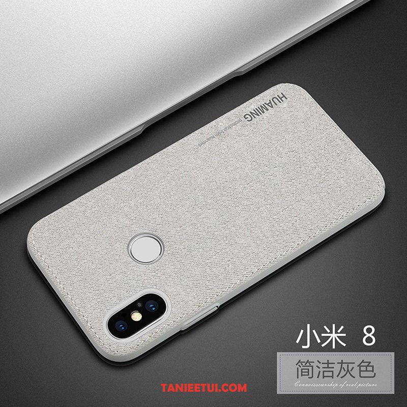 Etui Xiaomi Mi 8 Luksusowy Mały Proste, Futerał Xiaomi Mi 8 Nowy Kreatywne Czerwony Beige