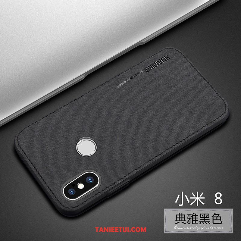 Etui Xiaomi Mi 8 Luksusowy Mały Proste, Futerał Xiaomi Mi 8 Nowy Kreatywne Czerwony Beige