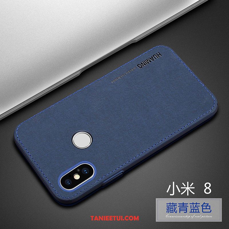 Etui Xiaomi Mi 8 Luksusowy Mały Proste, Futerał Xiaomi Mi 8 Nowy Kreatywne Czerwony Beige