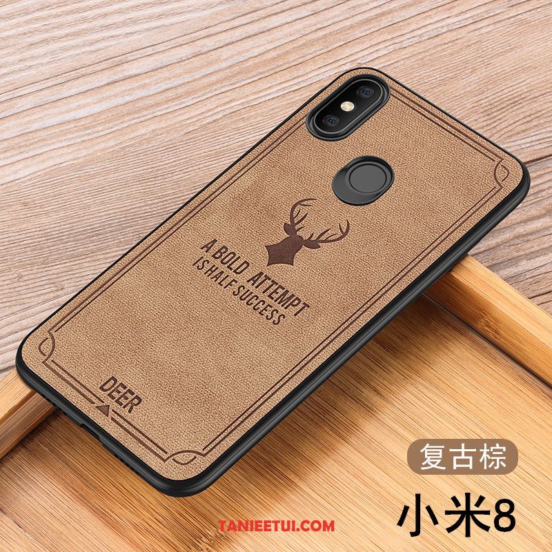 Etui Xiaomi Mi 8 Mały Anti-fall All Inclusive, Pokrowce Xiaomi Mi 8 Niebieski Ochraniacz Modna Marka Beige