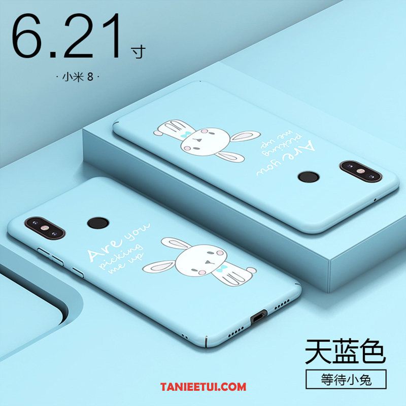 Etui Xiaomi Mi 8 Plastikowy Nowy Trudno, Pokrowce Xiaomi Mi 8 Ochraniacz Kreatywne Anti-fall Beige