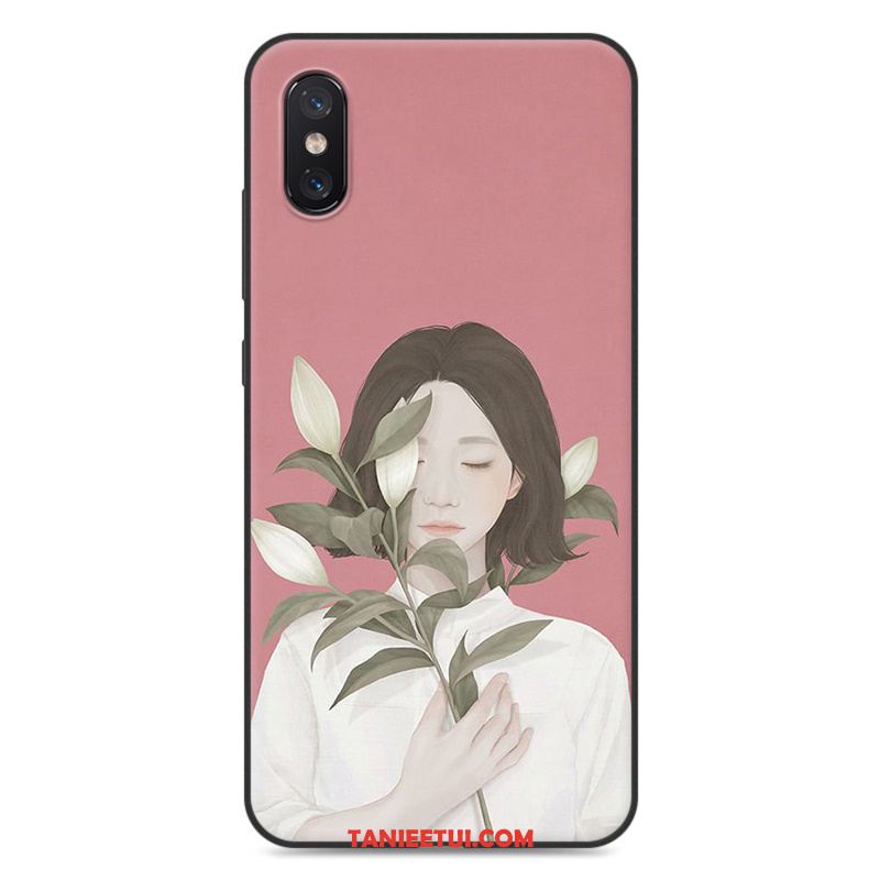 Etui Xiaomi Mi 8 Pro All Inclusive Silikonowe Wzór, Pokrowce Xiaomi Mi 8 Pro Biały Miękki Telefon Komórkowy Beige