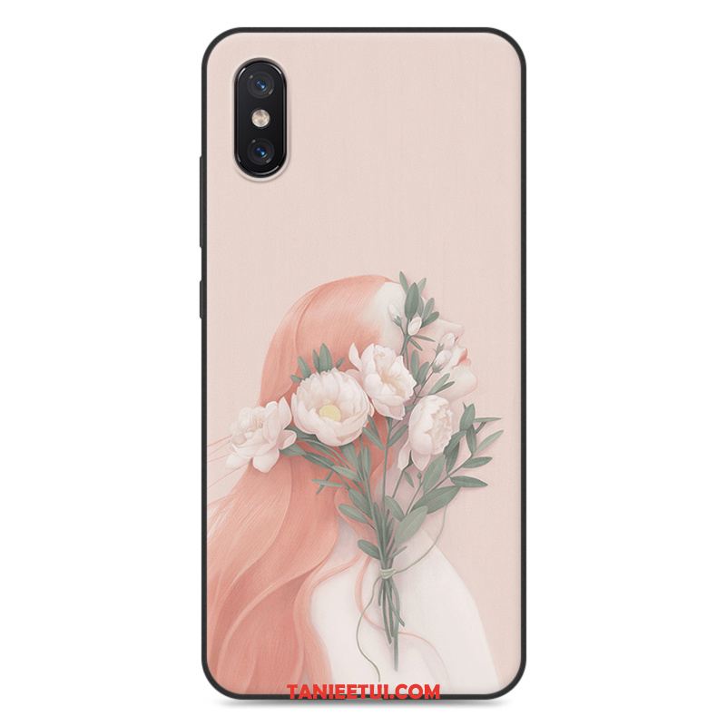 Etui Xiaomi Mi 8 Pro All Inclusive Silikonowe Wzór, Pokrowce Xiaomi Mi 8 Pro Biały Miękki Telefon Komórkowy Beige