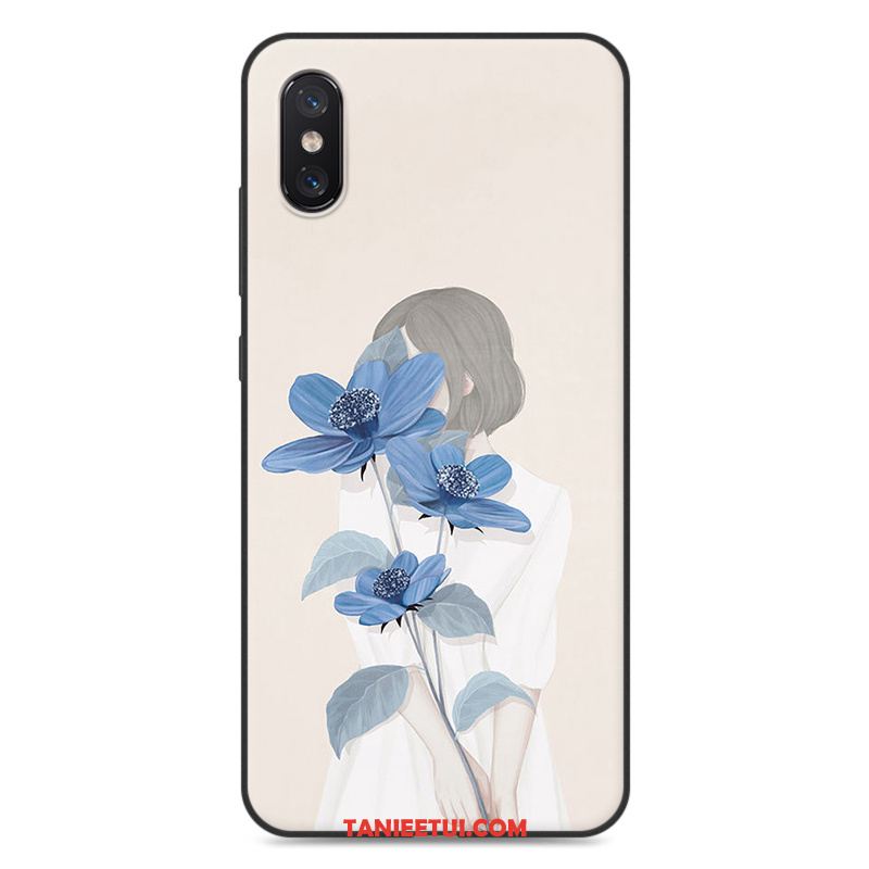 Etui Xiaomi Mi 8 Pro All Inclusive Silikonowe Wzór, Pokrowce Xiaomi Mi 8 Pro Biały Miękki Telefon Komórkowy Beige