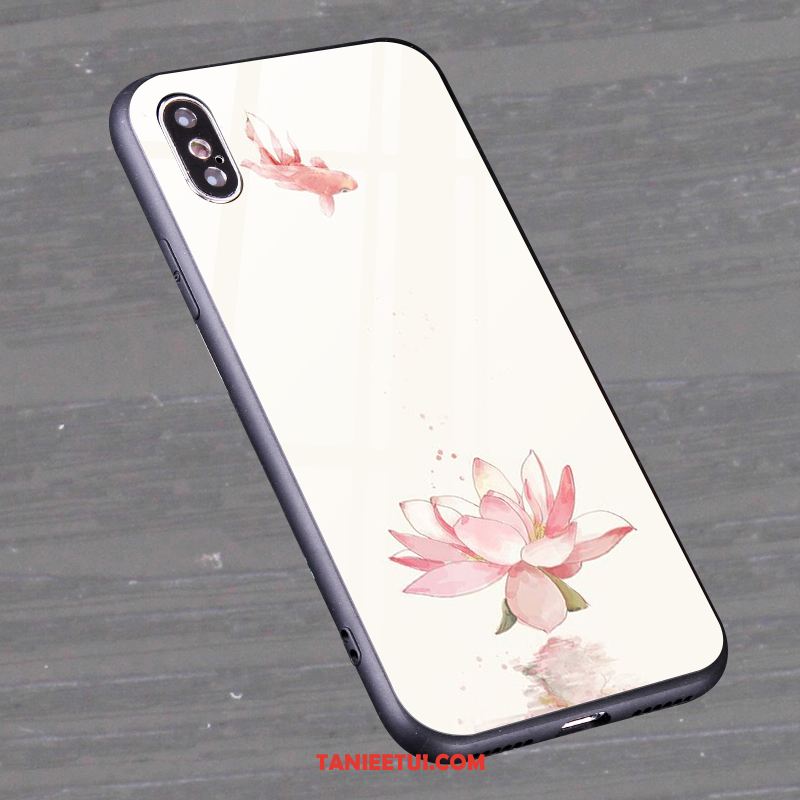 Etui Xiaomi Mi 8 Pro Anti-fall Kwiaty Telefon Komórkowy, Pokrowce Xiaomi Mi 8 Pro Szkło Mały Zielony Beige