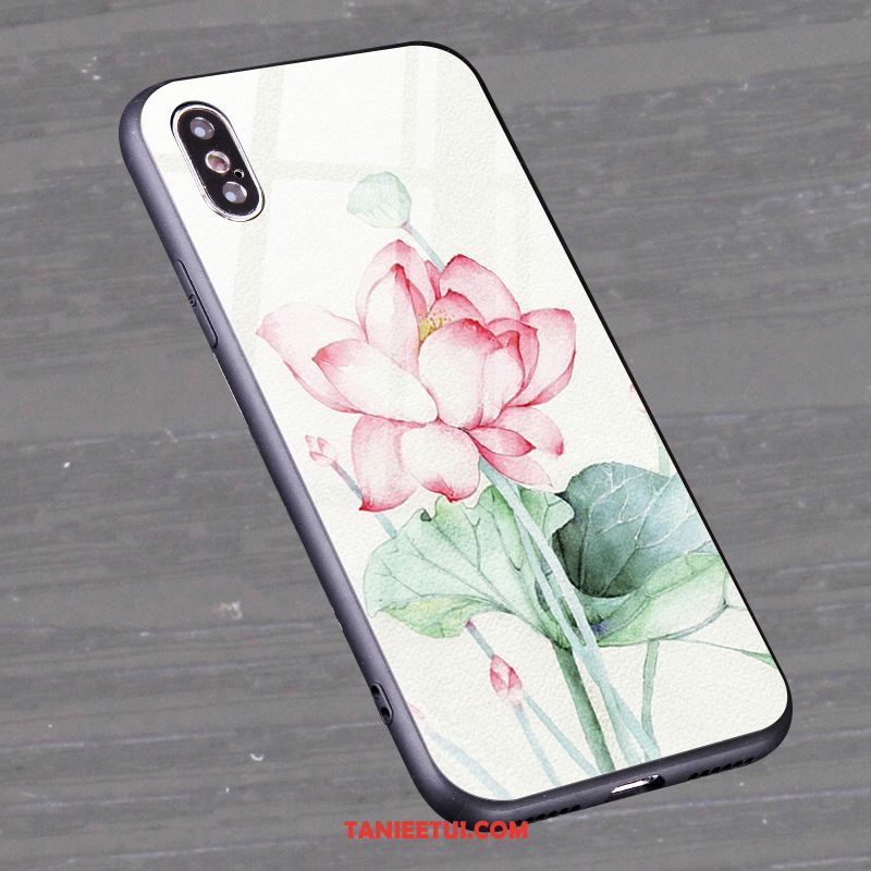 Etui Xiaomi Mi 8 Pro Anti-fall Kwiaty Telefon Komórkowy, Pokrowce Xiaomi Mi 8 Pro Szkło Mały Zielony Beige