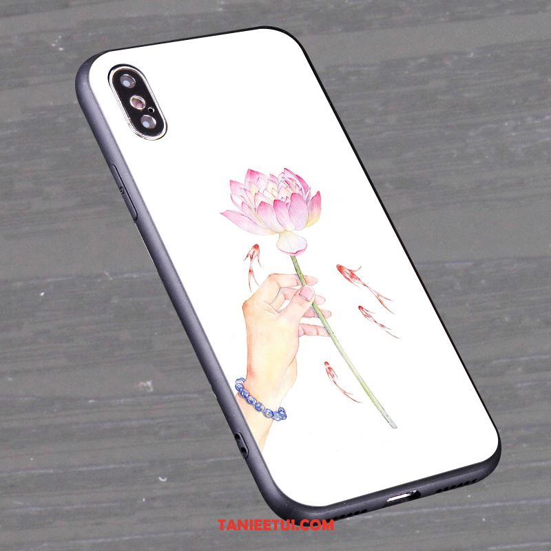 Etui Xiaomi Mi 8 Pro Anti-fall Kwiaty Telefon Komórkowy, Pokrowce Xiaomi Mi 8 Pro Szkło Mały Zielony Beige