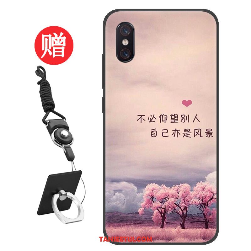 Etui Xiaomi Mi 8 Pro Filmy Ochraniacz Kreatywne, Obudowa Xiaomi Mi 8 Pro Czerwony Wzór Osobowość Beige