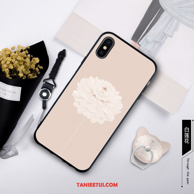 Etui Xiaomi Mi 8 Pro Mały Silikonowe Moda, Obudowa Xiaomi Mi 8 Pro Wzór Modna Marka Anti-fall Beige