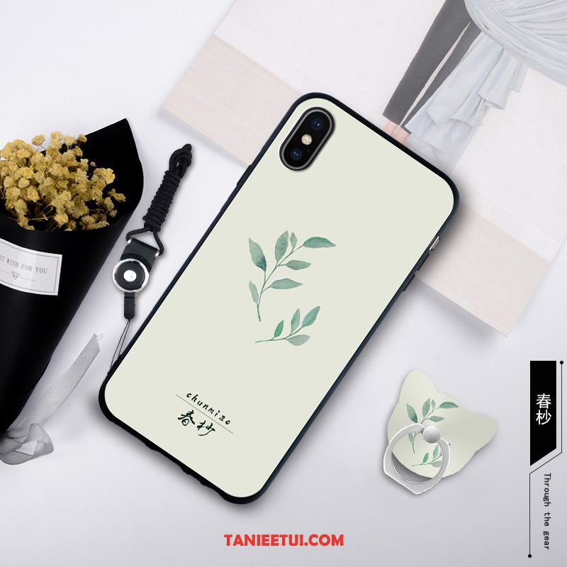 Etui Xiaomi Mi 8 Pro Mały Silikonowe Moda, Obudowa Xiaomi Mi 8 Pro Wzór Modna Marka Anti-fall Beige