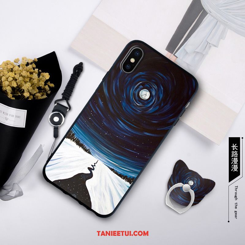 Etui Xiaomi Mi 8 Pro Mały Silikonowe Moda, Obudowa Xiaomi Mi 8 Pro Wzór Modna Marka Anti-fall Beige