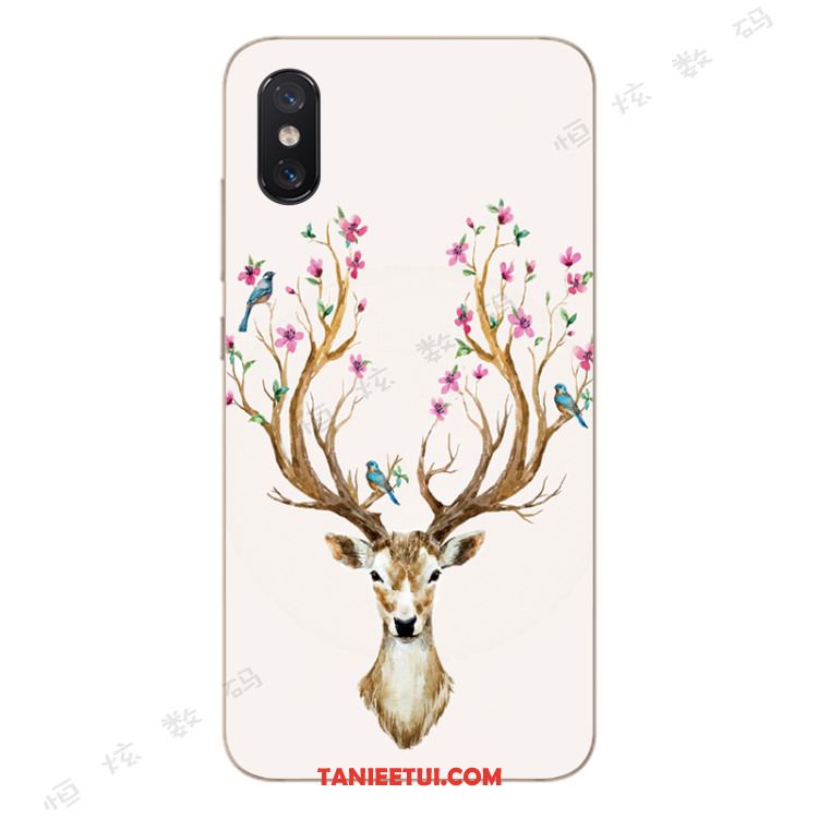 Etui Xiaomi Mi 8 Pro Miękki Telefon Komórkowy Wzór, Pokrowce Xiaomi Mi 8 Pro Buckskin Silikonowe All Inclusive Beige