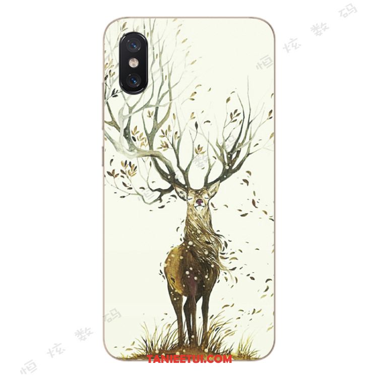 Etui Xiaomi Mi 8 Pro Miękki Telefon Komórkowy Wzór, Pokrowce Xiaomi Mi 8 Pro Buckskin Silikonowe All Inclusive Beige