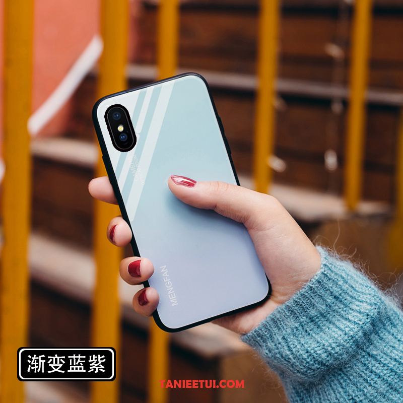 Etui Xiaomi Mi 8 Pro Modna Marka Czerwony Netto Lustro, Obudowa Xiaomi Mi 8 Pro Kreatywne Osobowość Europa