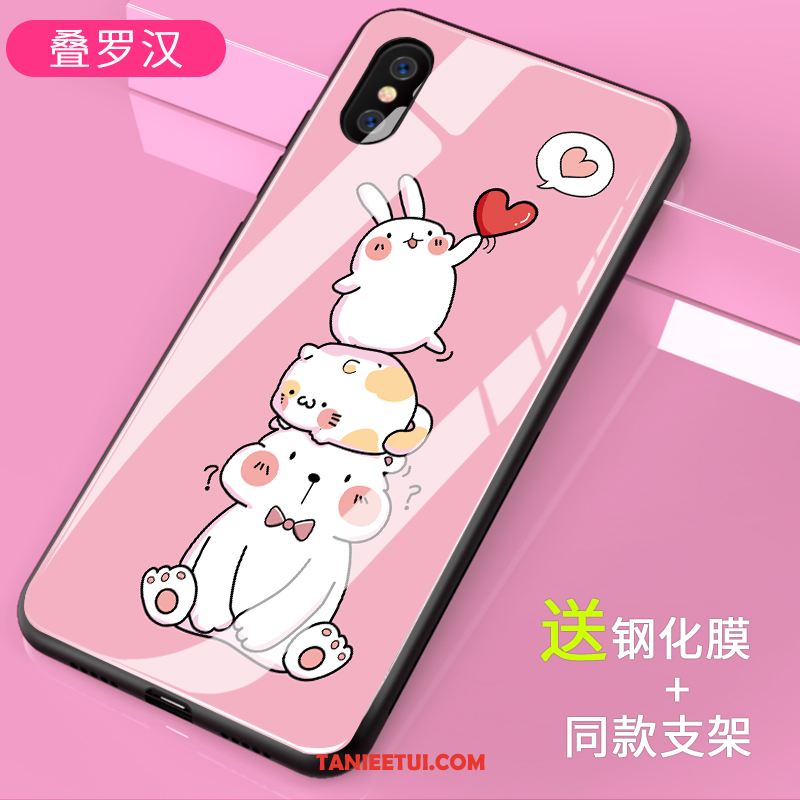 Etui Xiaomi Mi 8 Pro Młodzież Telefon Komórkowy Różowe, Futerał Xiaomi Mi 8 Pro All Inclusive Zakochani Wzór Beige