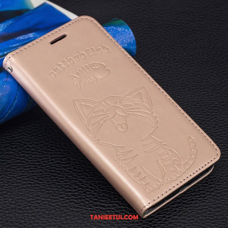 Etui Xiaomi Mi 8 Pro Portfel Karta Piękny, Obudowa Xiaomi Mi 8 Pro Purpurowy Relief Kreskówka