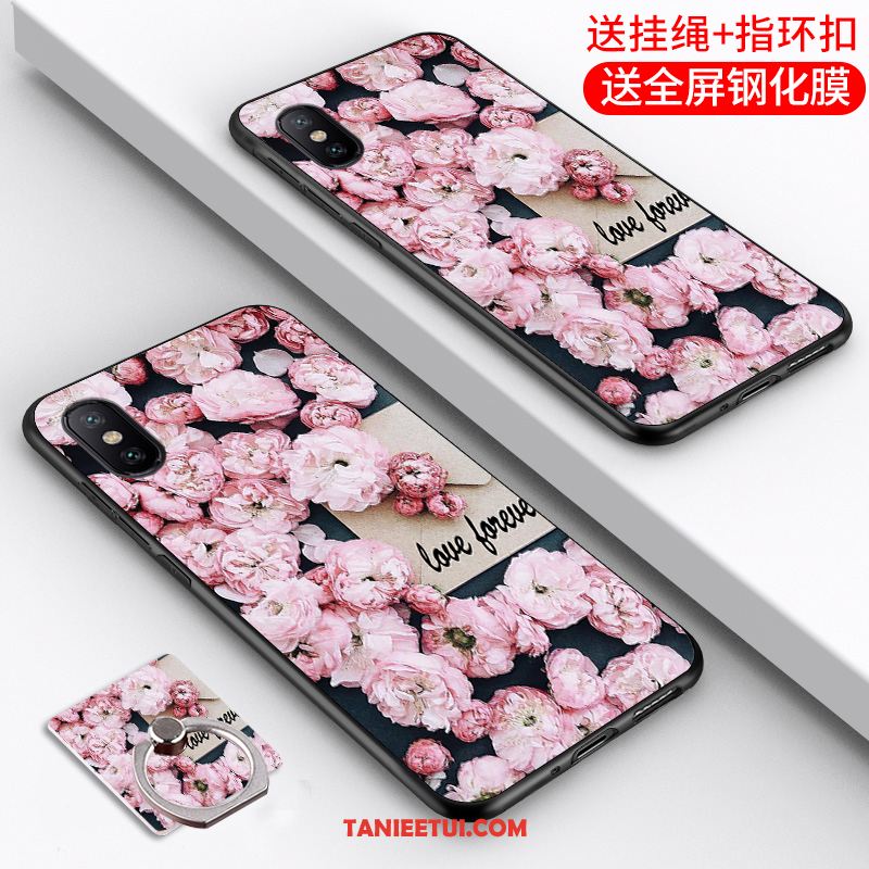 Etui Xiaomi Mi 8 Pro Telefon Komórkowy Silikonowe Czerwony, Pokrowce Xiaomi Mi 8 Pro Mały Przezroczysty Ochraniacz Beige