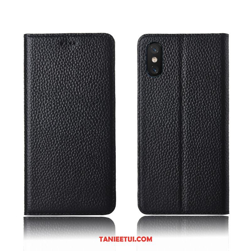 Etui Xiaomi Mi 8 Pro Wzór Silikonowe All Inclusive, Pokrowce Xiaomi Mi 8 Pro Miękki Litchi Ochraniacz Braun Beige