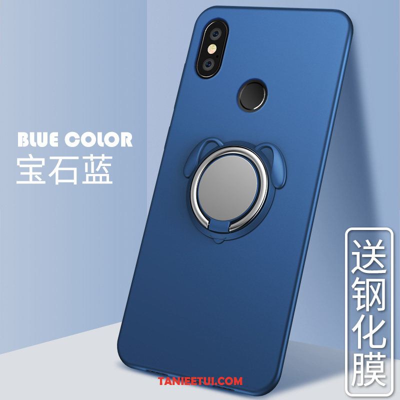 Etui Xiaomi Mi 8 Proste Wspornik Miękki, Obudowa Xiaomi Mi 8 Mały Ochraniacz Czerwony Beige