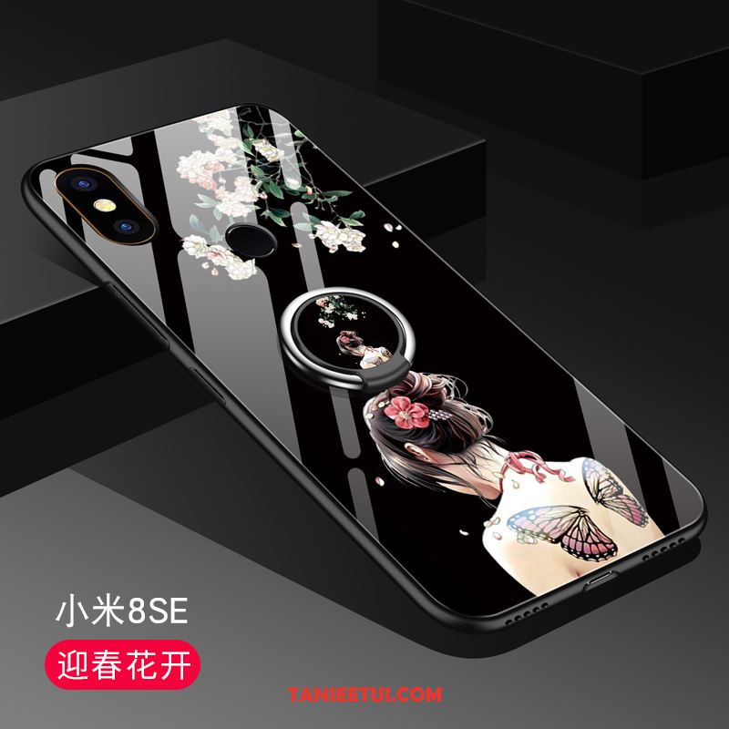 Etui Xiaomi Mi 8 Se All Inclusive Magnetyzm Tendencja, Obudowa Xiaomi Mi 8 Se Czerwony Szkło Hartowane Nowy Beige
