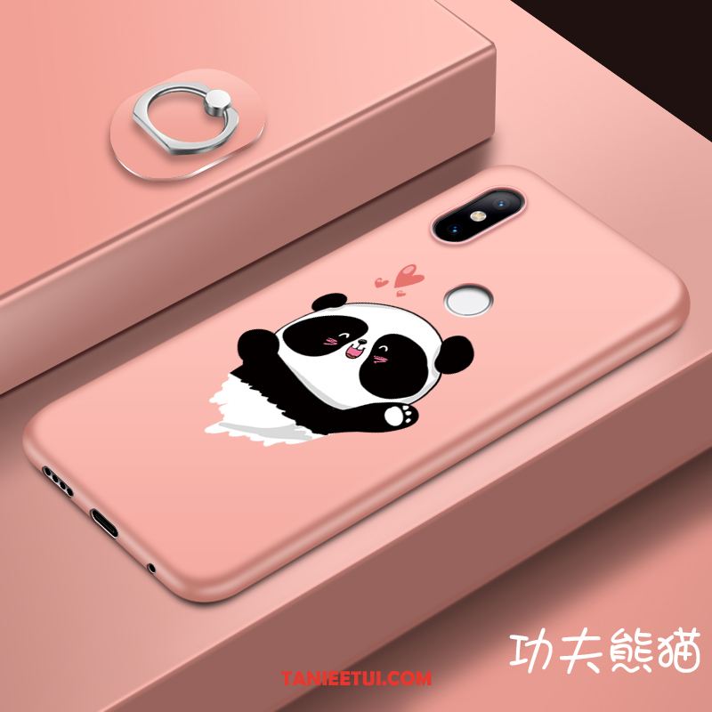 Etui Xiaomi Mi 8 Se Anti-fall Ring Kreatywne, Obudowa Xiaomi Mi 8 Se Mały Czarny Telefon Komórkowy Beige