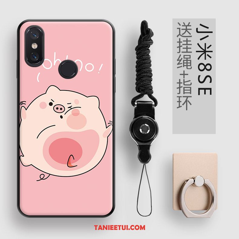 Etui Xiaomi Mi 8 Se Anti-fall Telefon Komórkowy Mały, Obudowa Xiaomi Mi 8 Se Piękny Różowe Miękki Beige