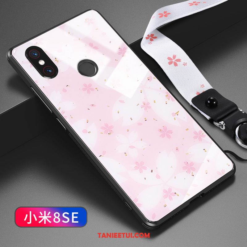 Etui Xiaomi Mi 8 Se Czerwony Netto Kreskówka Szkło, Futerał Xiaomi Mi 8 Se Zakochani Nowy Mały Beige