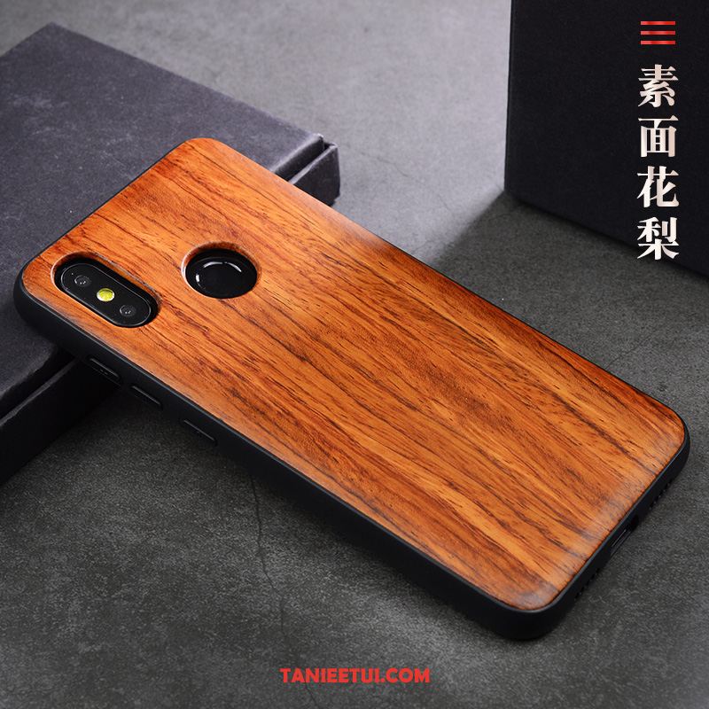 Etui Xiaomi Mi 8 Se Drewniany Proste Z Litego Drewna, Obudowa Xiaomi Mi 8 Se Lekki I Cienki Chiński Styl Telefon Komórkowy Braun Beige