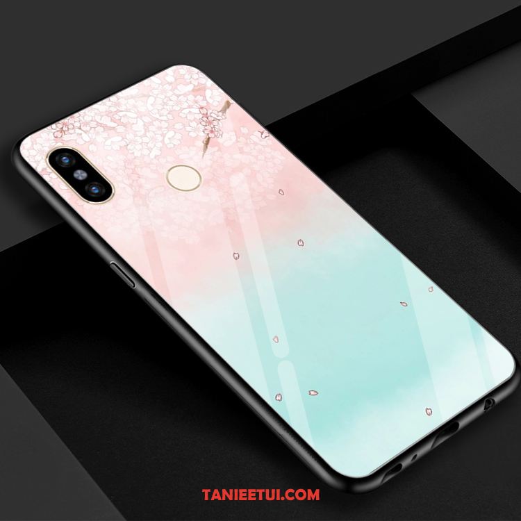 Etui Xiaomi Mi 8 Se Mały Lustro Fioletowy, Futerał Xiaomi Mi 8 Se Zielony Żółty Gradient Beige