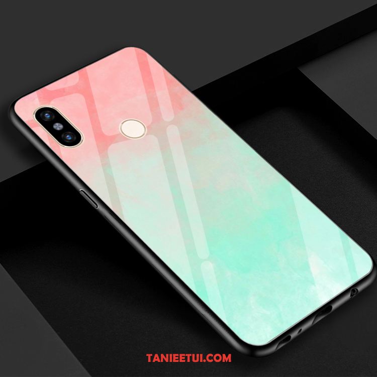 Etui Xiaomi Mi 8 Se Mały Lustro Fioletowy, Futerał Xiaomi Mi 8 Se Zielony Żółty Gradient Beige