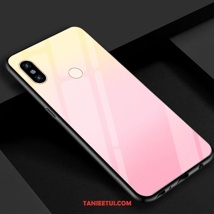 Etui Xiaomi Mi 8 Se Mały Lustro Fioletowy, Futerał Xiaomi Mi 8 Se Zielony Żółty Gradient Beige