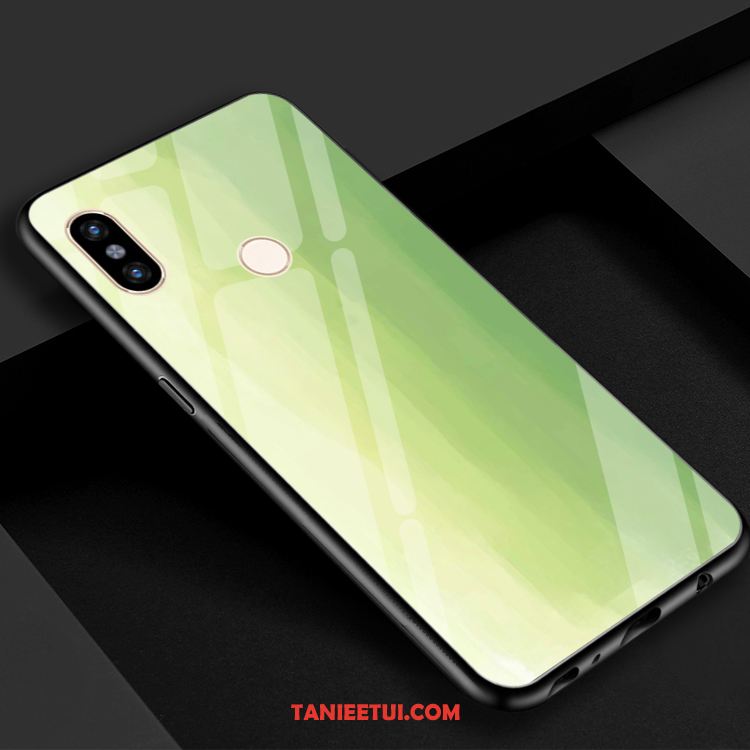 Etui Xiaomi Mi 8 Se Mały Lustro Fioletowy, Futerał Xiaomi Mi 8 Se Zielony Żółty Gradient Beige