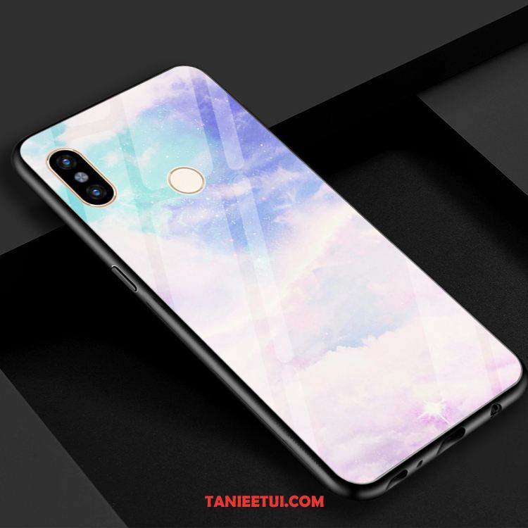 Etui Xiaomi Mi 8 Se Mały Lustro Fioletowy, Futerał Xiaomi Mi 8 Se Zielony Żółty Gradient Beige