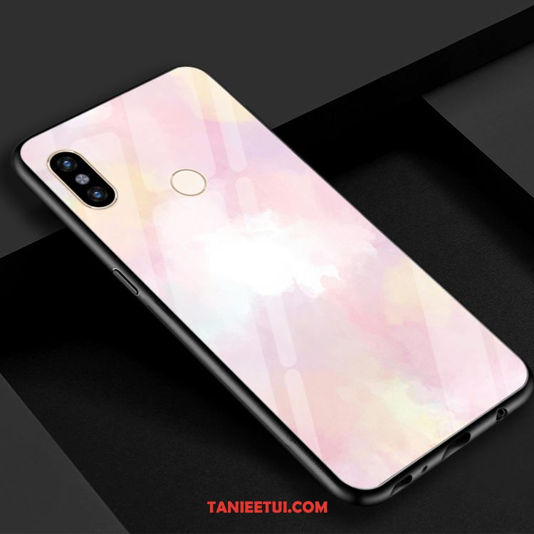 Etui Xiaomi Mi 8 Se Mały Lustro Fioletowy, Futerał Xiaomi Mi 8 Se Zielony Żółty Gradient Beige