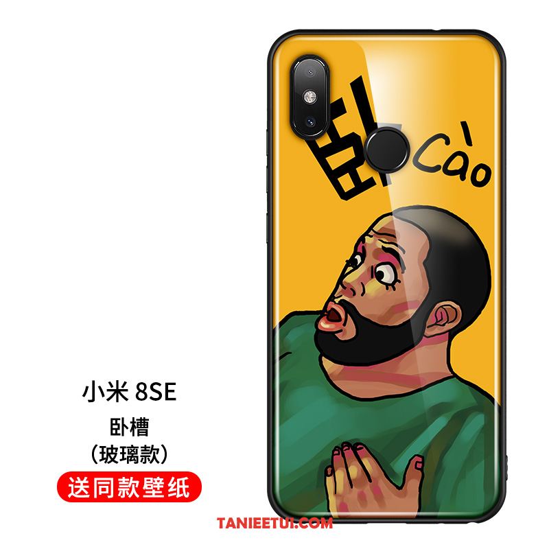 Etui Xiaomi Mi 8 Se Mały Zakochani Telefon Komórkowy, Pokrowce Xiaomi Mi 8 Se All Inclusive Osobowość Oryginalny Beige