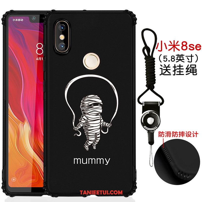 Etui Xiaomi Mi 8 Se Osobowość Proste Modna Marka, Obudowa Xiaomi Mi 8 Se Czerwony Netto Tendencja Anti-fall Beige