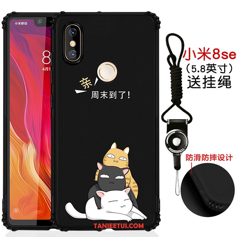 Etui Xiaomi Mi 8 Se Osobowość Proste Modna Marka, Obudowa Xiaomi Mi 8 Se Czerwony Netto Tendencja Anti-fall Beige