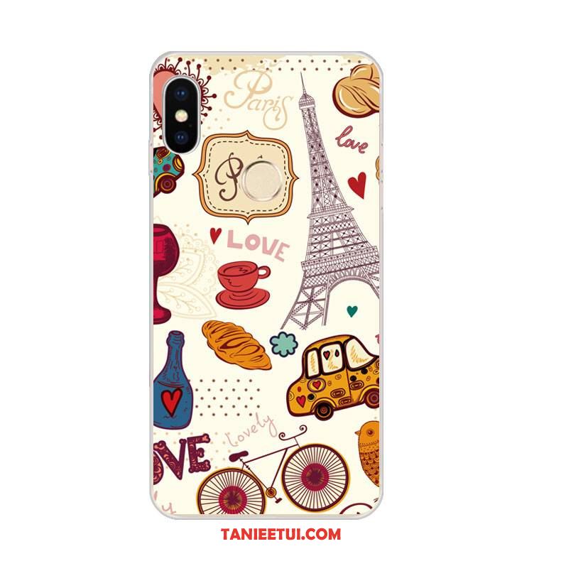 Etui Xiaomi Mi 8 Se Relief Kreskówka Mały, Pokrowce Xiaomi Mi 8 Se Miękki All Inclusive Czerwony Beige