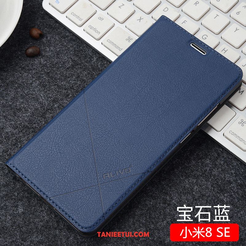 Etui Xiaomi Mi 8 Se Różowe All Inclusive Anti-fall, Futerał Xiaomi Mi 8 Se Skórzany Futerał Cienkie Ochraniacz Beige