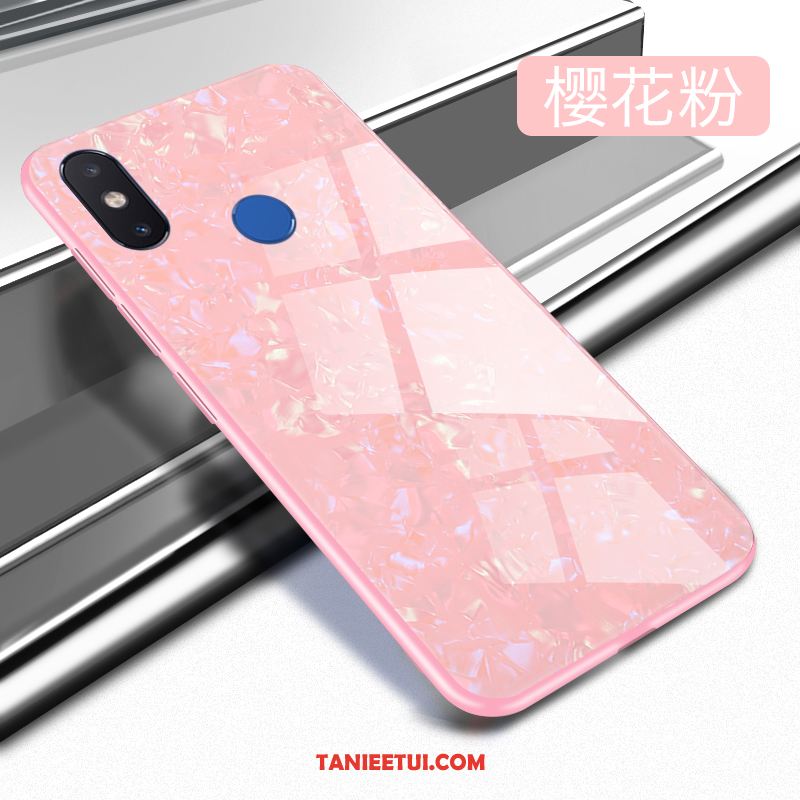 Etui Xiaomi Mi 8 Se Wisząca Szyja Tylna Pokrywa Szkło Hartowane, Obudowa Xiaomi Mi 8 Se Czarny Mały Czerwony Netto Beige