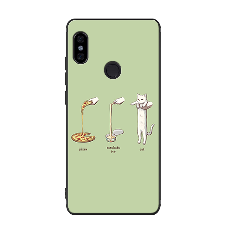 Etui Xiaomi Mi 8 Se Zielony Anti-fall Ochraniacz, Obudowa Xiaomi Mi 8 Se All Inclusive Kreskówka Mały Beige