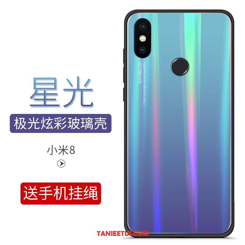 Etui Xiaomi Mi 8 Telefon Komórkowy All Inclusive Kolor, Pokrowce Xiaomi Mi 8 Czarny Wiszące Ozdoby Kolor Gradientu Beige